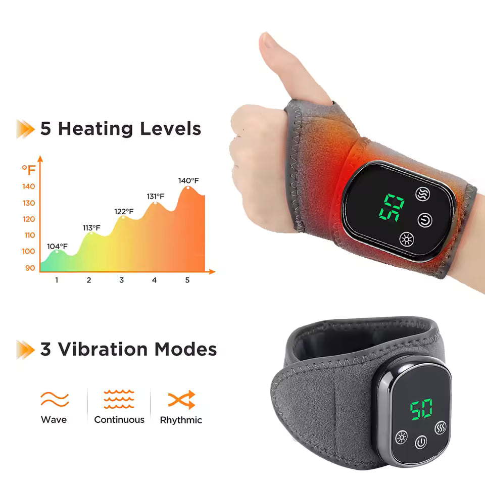 Ankle Heating and Massaging Pad