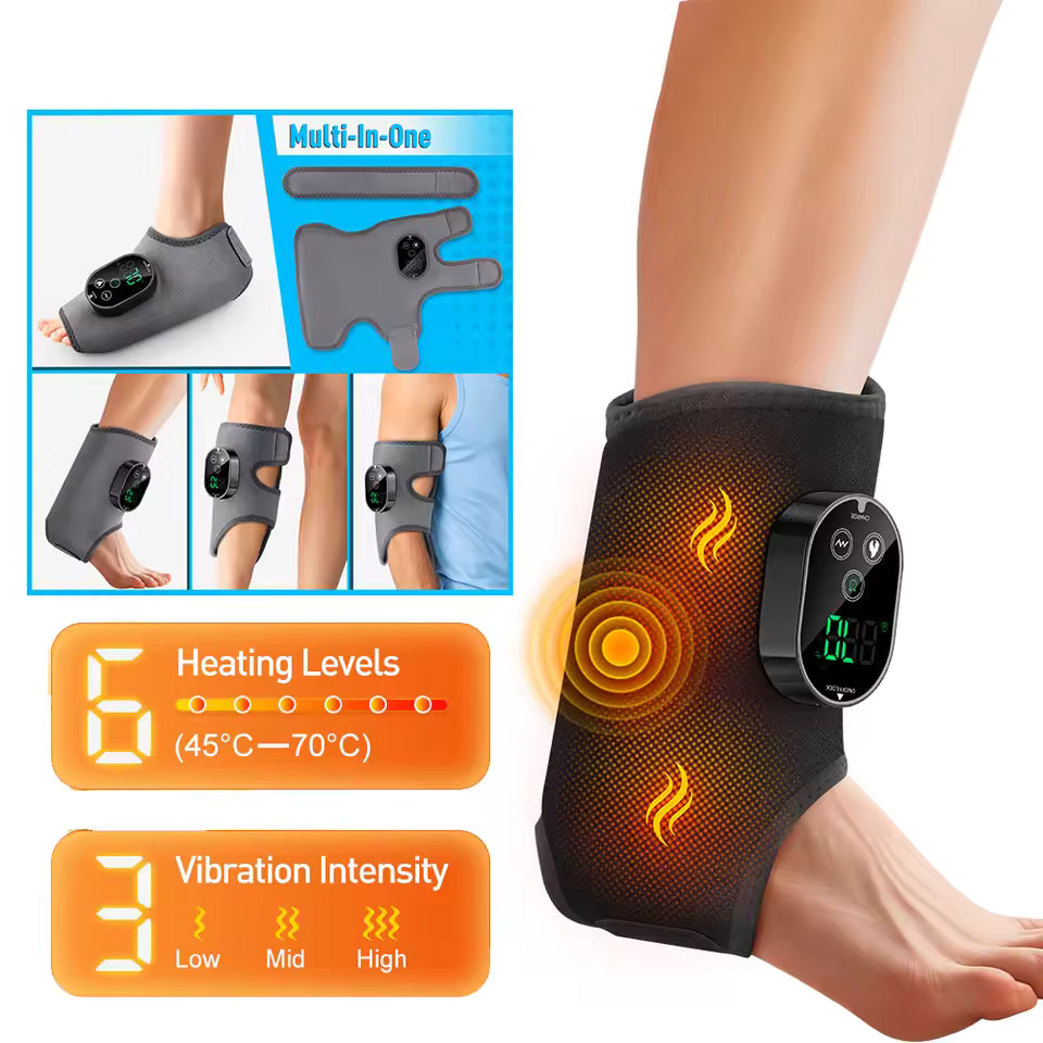 Ankle Heating and Massaging Pad
