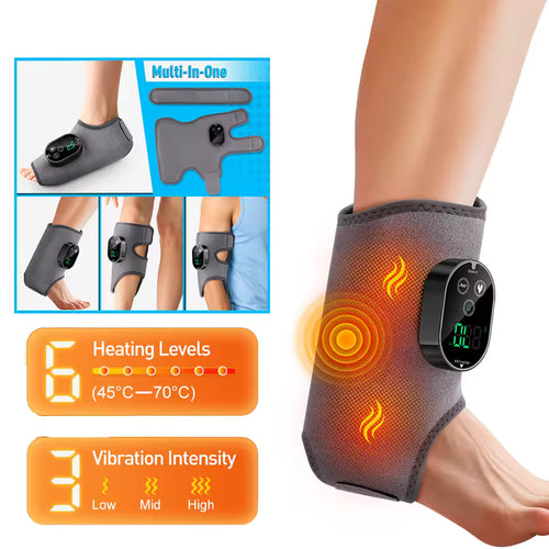 Ankle Heating and Massaging Pad