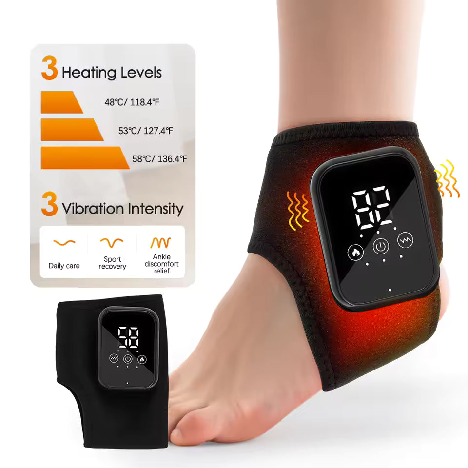 Ankle Heating and Massaging Pad