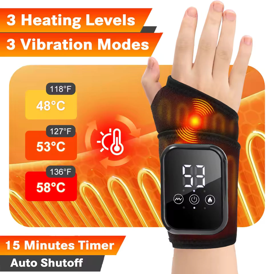 Ankle Heating and Massaging Pad