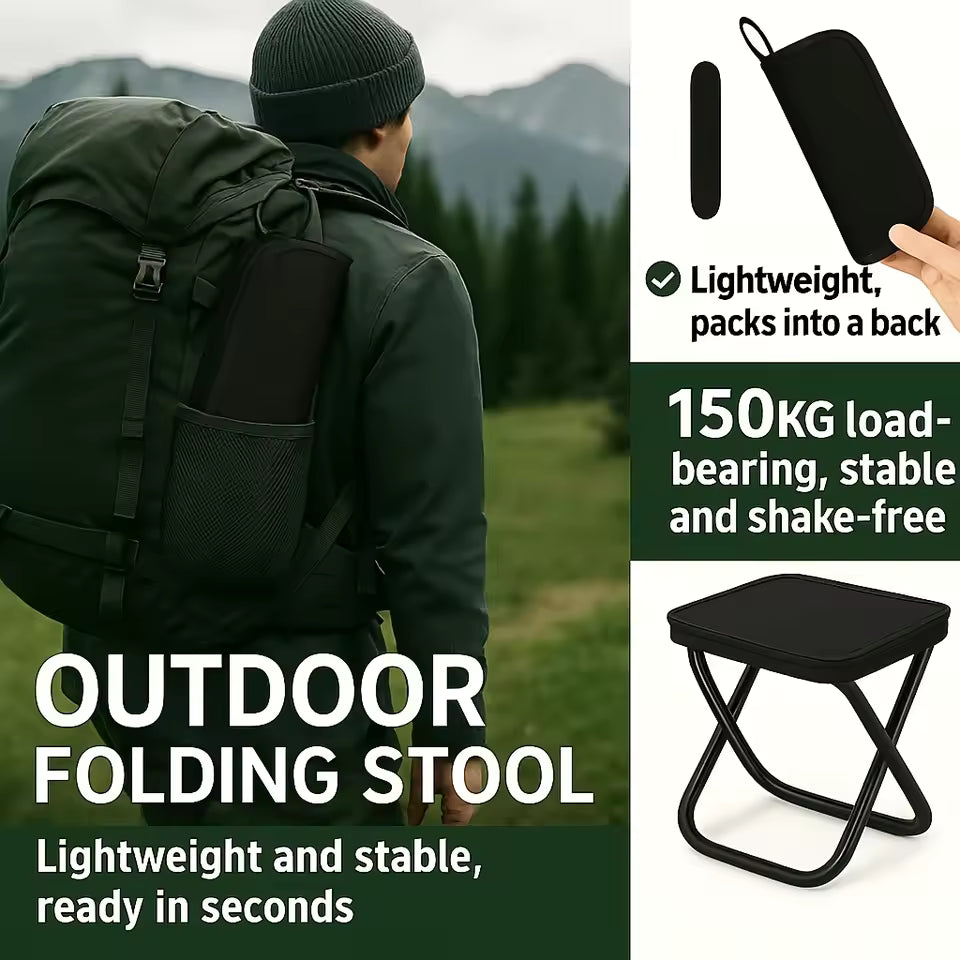 Portable Mini Stool for Travel & Outdoors