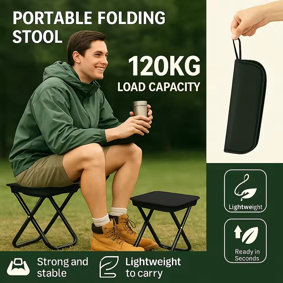 Portable Mini Stool for Travel & Outdoors