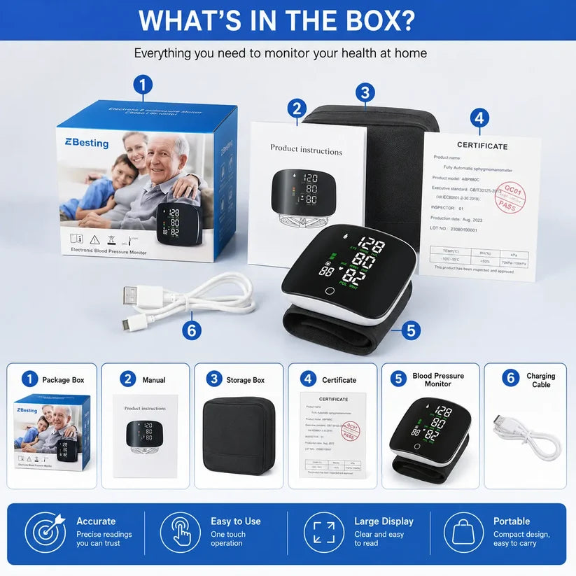 LED Blood Pressure Monitor